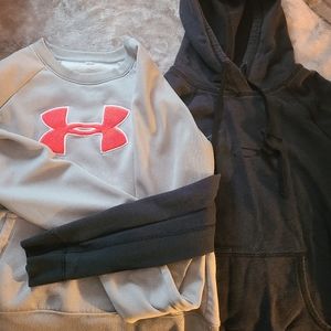 2 Under Armour sweatshirts sz small